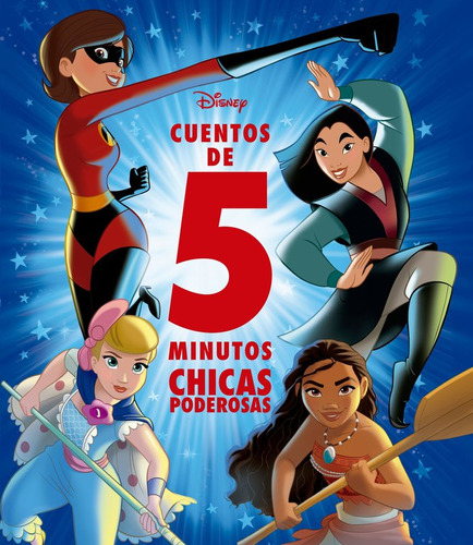 Libro Disney. Cuentos De 5 Minutos. Chicas Poderosas