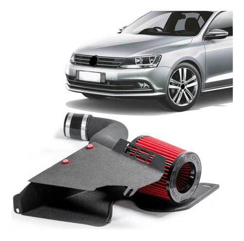 Kit Intake Jetta Tsi 2.0 16v 211cv 2014 2015 16 17 Vermelho