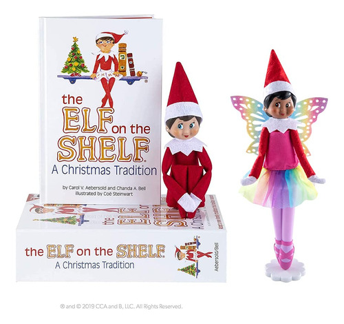 Elf On The Shelf Scout Girl (tono Claro/chica De Ojos Azules
