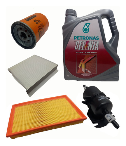 Kit De Filtros Fiat Punto 1.4 8v 07+selenia K Sintetico 5w30