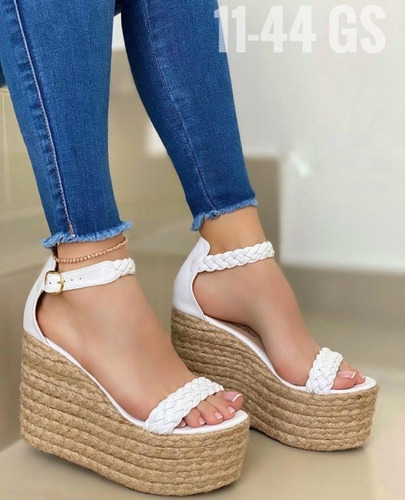 Sandalias Yuten Artesanal Plataforma Moda Colombiana