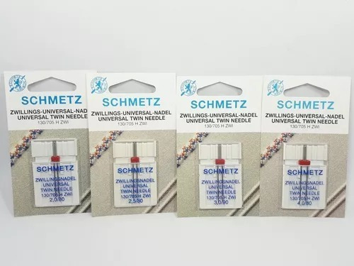 Agujas Dobles Schmetz 2 / 2.5 / 3 / 4 Mm ¡¡ Originales !!