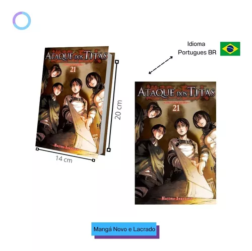 Ataque Dos Titãs Shingeki No Kyojin Mangá Vol. 26 Português - Mangá -  Magazine Luiza