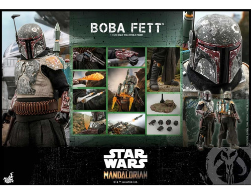 Imagen 1 de 3 de Hot Toys Star Wars The Mandalorian Boba Fett Tms033 1/6 Fpx
