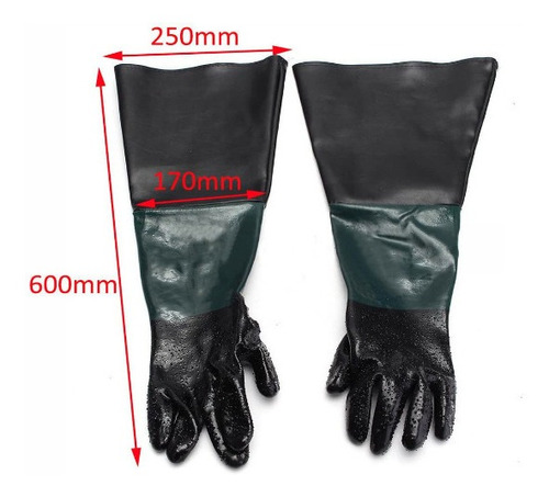 Imagen 2 de 6 de Guantes Y Flanges Cabina Sandblasting