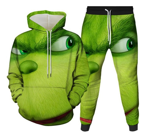 2022 Cómo Grinch Robó Sudaderas Y Pantalones Navideños