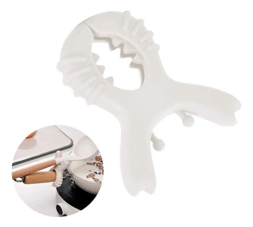 Soporte Multifuncional Para Cucharas Y Sartenes De Silicona