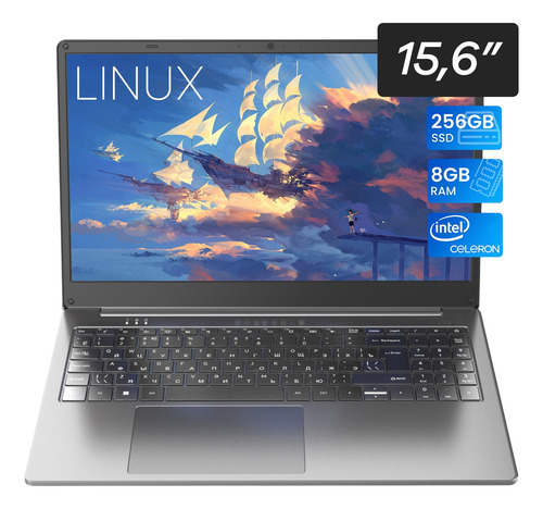 Notebook Daewoo 15.6'' Intel Celeron N4020 256gb Ssd 8gb Ram