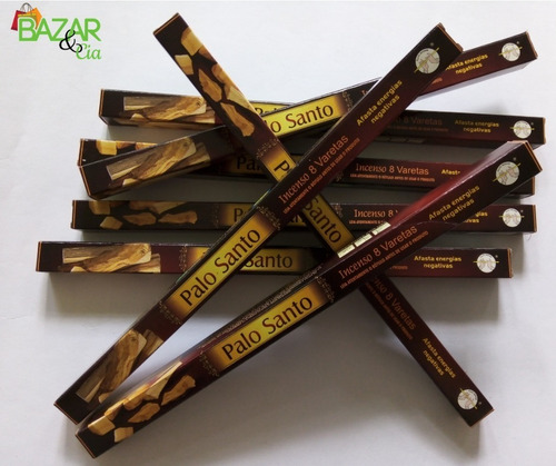 Imagem 2 de 2 de Palo Santo Incenso Flute - 8 Caixinhas Com 8 Varetas