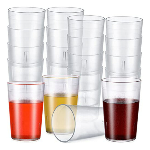 Vasos De Plástico Reutilizables De 8 Oz Para Restaurante