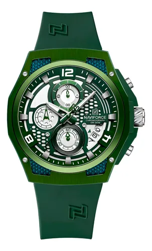 Reloj Naviforce Deportivo Nf8051t Goma Hombre + Estuche