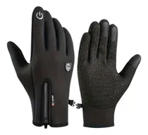 Comprar Guantes Motos Neoprene Tacticos Touch Termicos Con Cierre Negro Unico