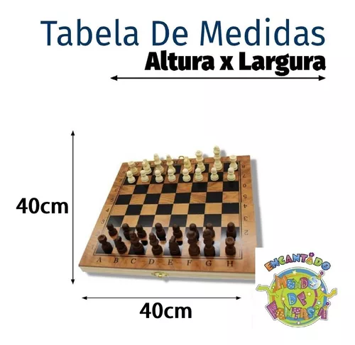 Jogo xadrez - 40cm