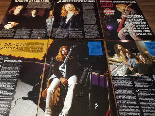 (af119) Megadeth * Recortes Revistas Clippings