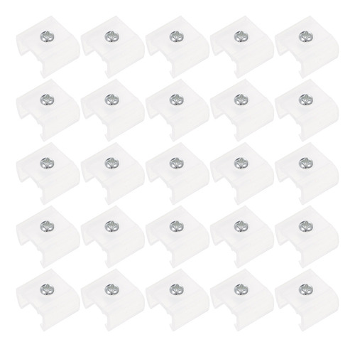 A Soporte Led De Silicona Con Clips Led, 100 Unidades