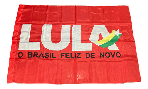 Bandera del Partido de los Trabajadores del PT: Elecciones a Lula 2022