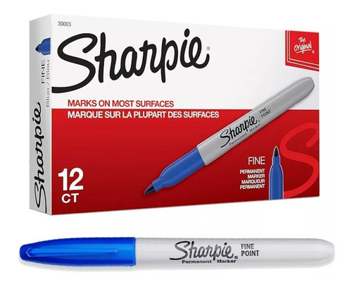 Sharpie Kit 12 Rotuladores Permanentes De Punta Fina 0.9