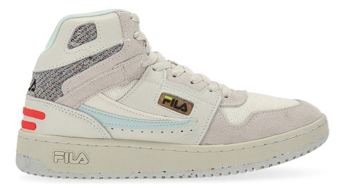 Zapatillas Fila Acd Mid Green Pack Hombre En Beige Y Blanco 