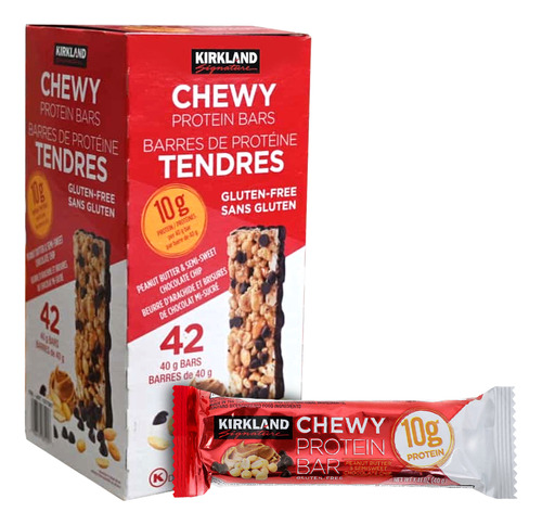 Caja Chewy Protein Bars 42unid - Kirkland