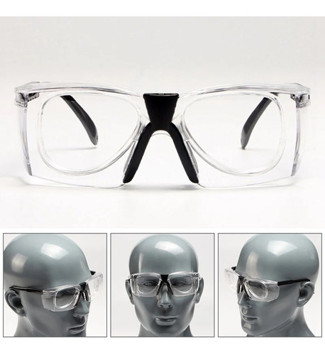 Lentes De Seguridad Graduable Oftálmico Policarbonato Uv400