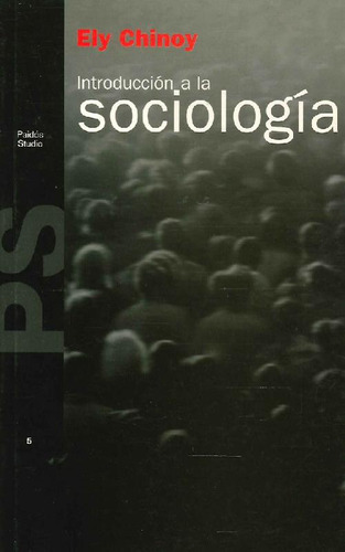 Libro Introducción A La Sociología De Ely Chinoy