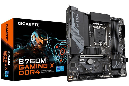 Placa Mãe Gigabyte Gaming X B760m Ddr4, Intel Lga 1700 Matx