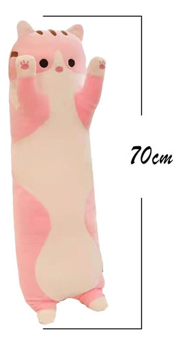 Almohada Larga Para Dormir Lindo Rosa 70 Cm Rosa 70 Cm Multi