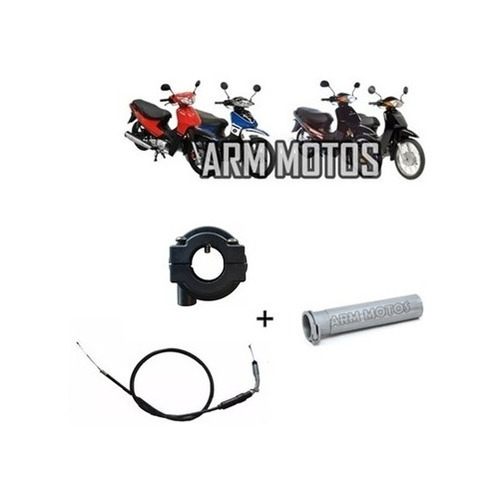 Puño + Comando Acelerador Y Cable Smash Zb Blitz - Arm Motos