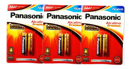 Pilas Alcalinas Panasonic Blister X2 Pilas (pack X3 Blister)