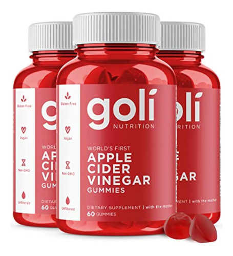 Goli Vitaminas Gomosas De Vinagre De Sidra De Manzana