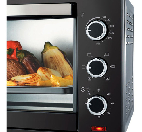 Imagen 5 de 12 de Horno de mesa eléctrico Smartlife SL-TO0040 40L negro 220V-240V