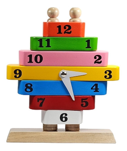Reloj De Ensarte Mafego Didácticos Montessori