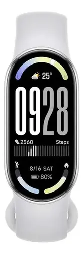 Xiaomi Smart Band 10 Silver - Amoled 1.72 1500 nits, bateria de 2...