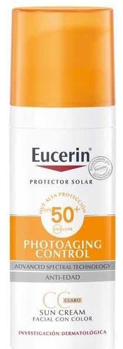 Eucerin Protector Solar Photoaging Antiedad Fps50 Tono Claro