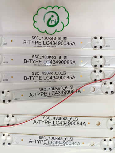 Leds LG 43un7100pua (Usado)