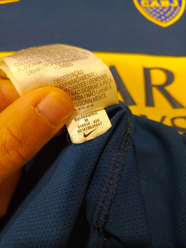 Camiseta Titular Boca Juniors, Nike 2018 2019, M (Usado)