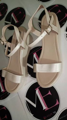 Sandalias Con Plataforma Dama