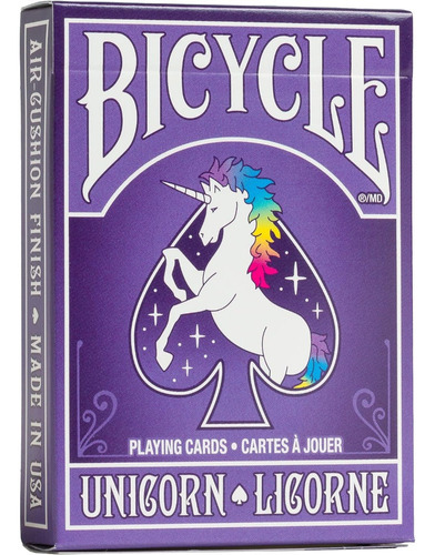 Bicycle Unicorn Licorne Naipes Premium