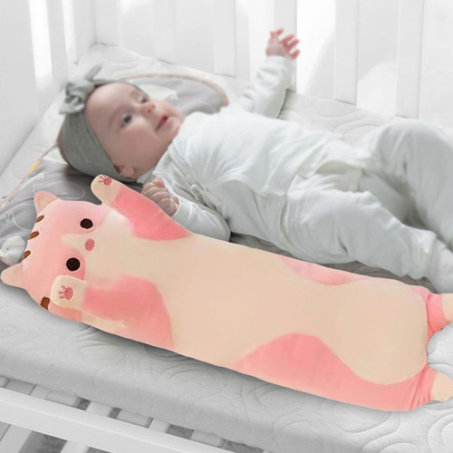 Almohada Larga Para Dormir Lindo Rosa 70 Cm Rosa 70 Cm Multi