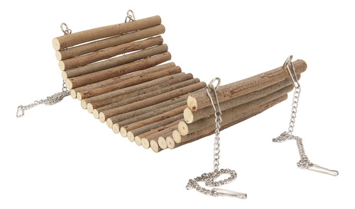 Corrente Suspensa Hamster Swing De 150* 130 Cm De Madeira Na