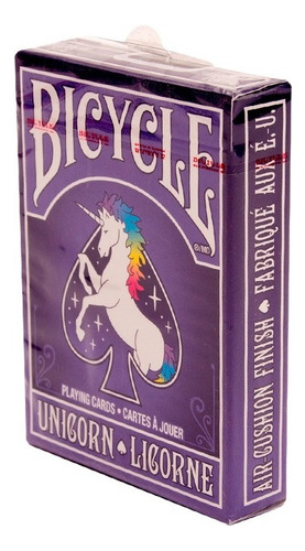 Juego De Cartas Novelty Baraja Póker Unicorn Caja Cartón