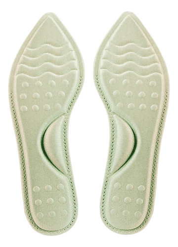 Plantilla Para Dama Zapatos Tacones Espuma Viscoelastica 115 Color Beige Tamaño De La Plantilla 22.5-24.5mx