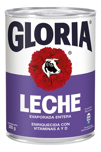Leche Evaporada Peruana Gloria 355 Ml (12 Oz) Lata 2 Pack