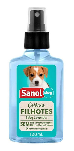 Colonia Filhotes 120ml - Sanol Dog