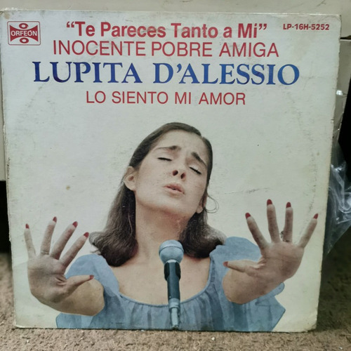 Disco Lp Lupita Dalessio- Inocente Pobre,cc