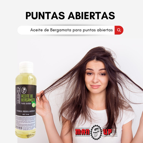 Manup Crecimiento De Barba Aceite De Bergamota 125 Ml Kit 2