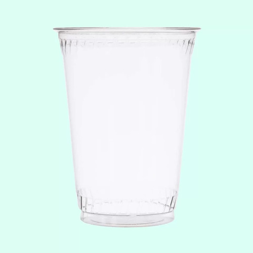 Vaso 20 Frappe Transparente Cristal Biodegradable Pla C/1000