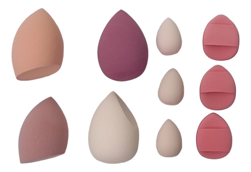 Set Kit De Esponjas Difuminadoras Para Maquillaje