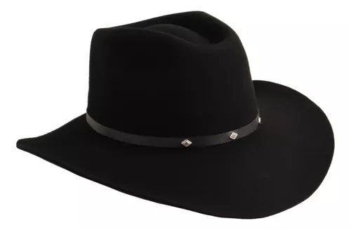 Sombrero Vaquero Hombre en Fieltro Fino Marron GENERICO