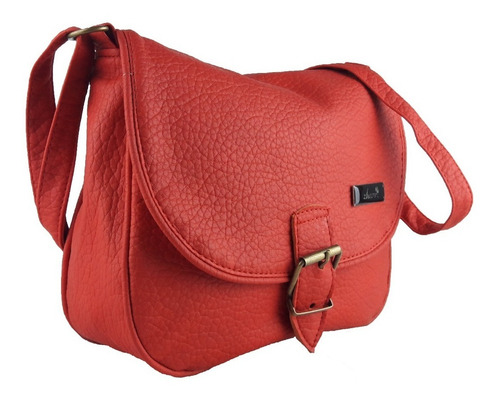 Cartera Bandolera De Cuerina Manija Regulable Locales